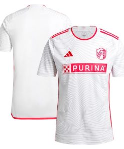 St. Louis City SC adidas 2024 The Confluence Kit Replica Jersey - White