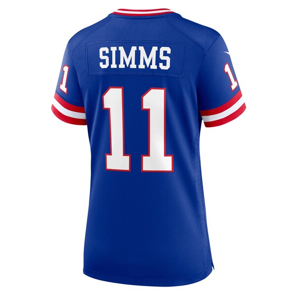 Phil Simms New York Giants Nike Women's Classic Retired Player Game Jersey - Royal - Image 3