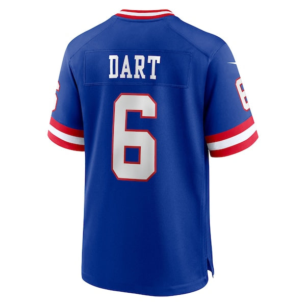 Jaxson Dart New York Giants Nike Alternate 2 Classic Game Jersey - Royal - Image 3