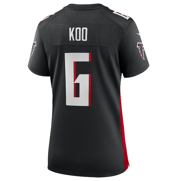 Younghoe Koo Atlanta Falcons Nike Women's Team Game Jersey - Black - Image 3