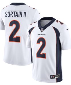 Patrick Surtain II Denver Broncos Nike  Vapor Untouchable Limited Jersey - White