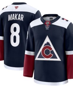 Cale Makar Colorado Avalanche Alternate Premium Jersey - Navy/Burgundy/White
