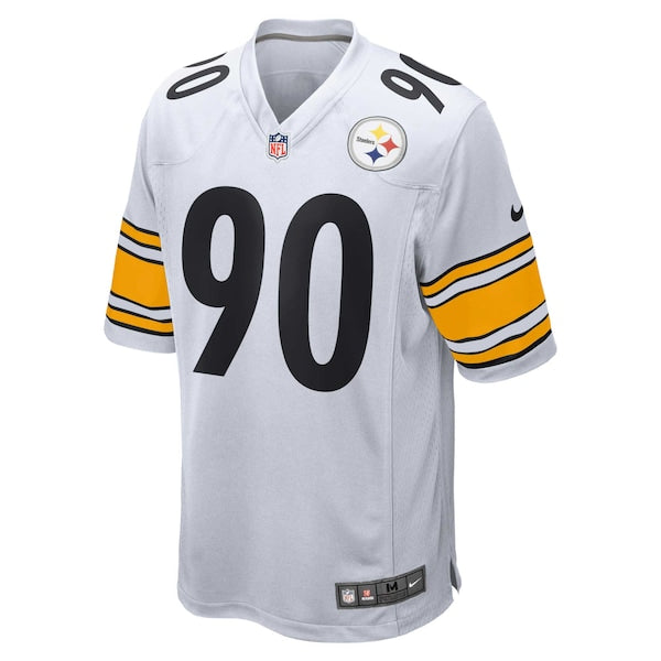 T.J. Watt Pittsburgh Steelers Nike Game Jersey - White - Image 2