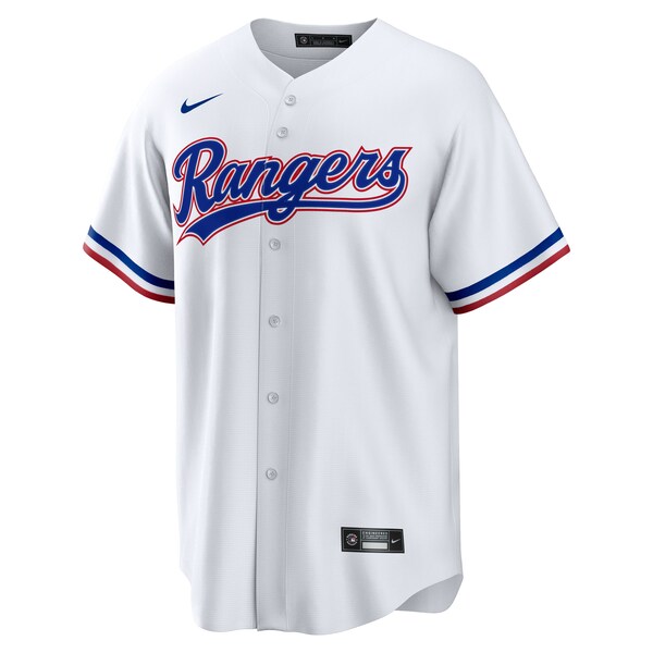 Wyatt Langford Texas Rangers Nike Youth Home Replica Jersey - White - Image 2