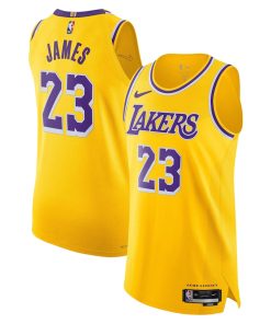 LeBron James Los Angeles Lakers Nike Authentic Player Jersey - Icon Edition - Gold