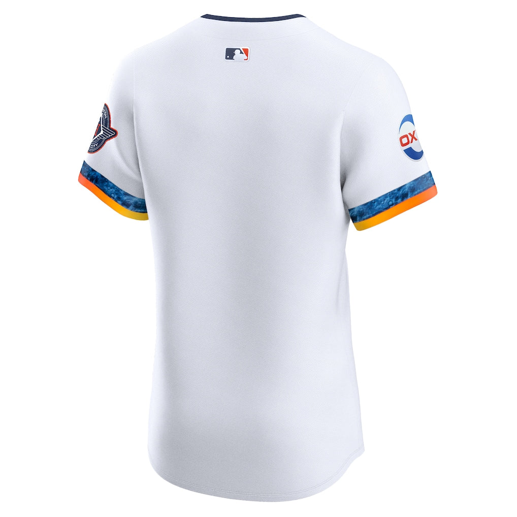 Houston Astros Nike 2025 City Connect Elite Jersey - White - Image 3