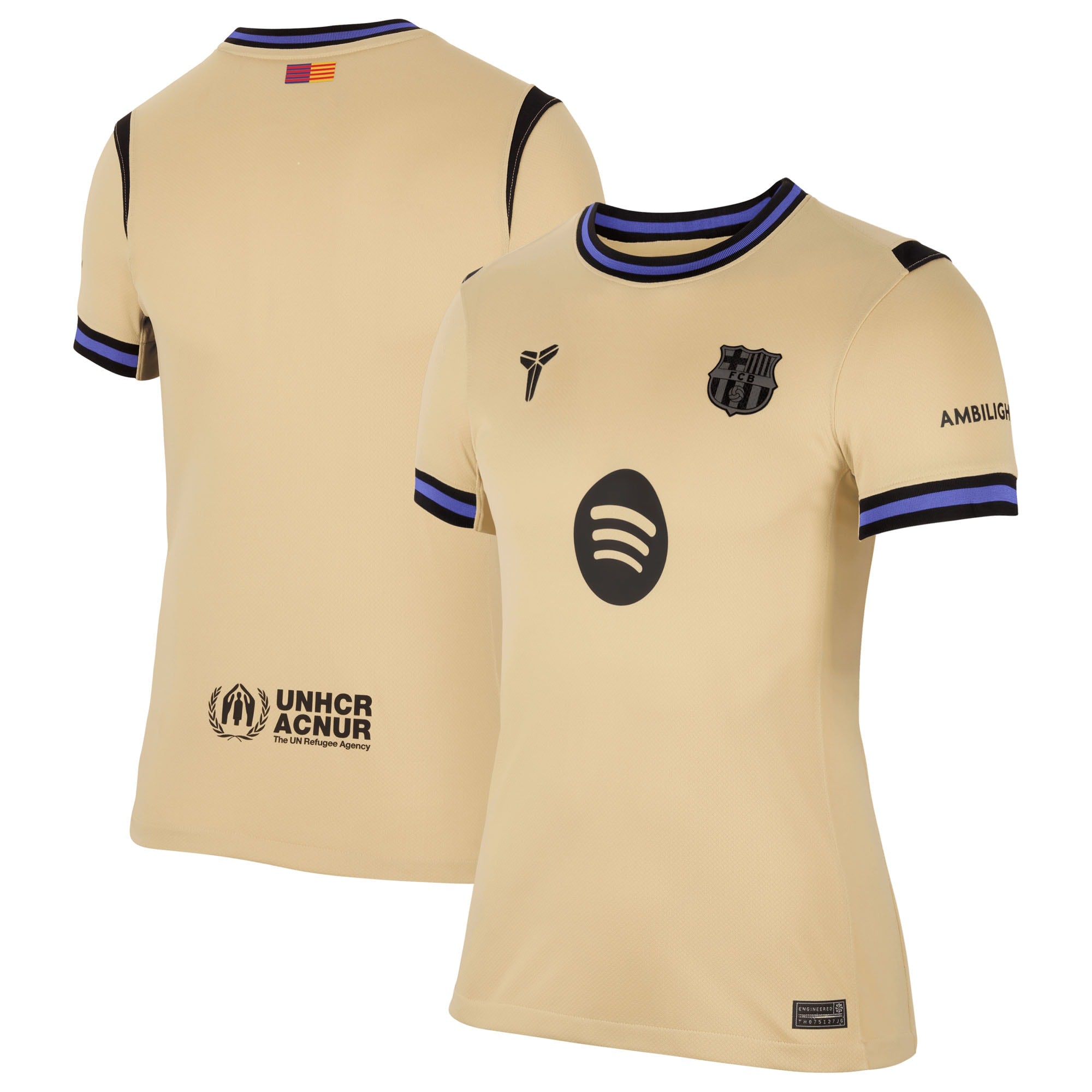 Barcelona Nike Women's 2025/26 Third Replica Jersey - Orange/Gold - Image 5