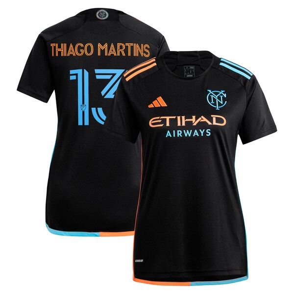 Thiago Martins New York City FC adidas Women's 2024 24/7 Kit Replica Player Jersey?ยจC Black