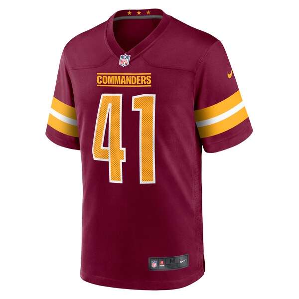 Colson Yankoff Washington Commanders Nike Game Jersey - Burgundy - Image 3