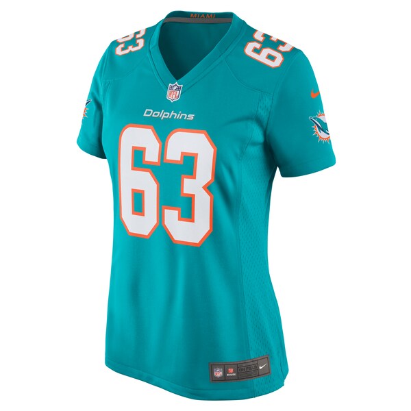 Michael Deiter Miami Dolphins Nike Women's Game Jersey - Aqua - Image 2