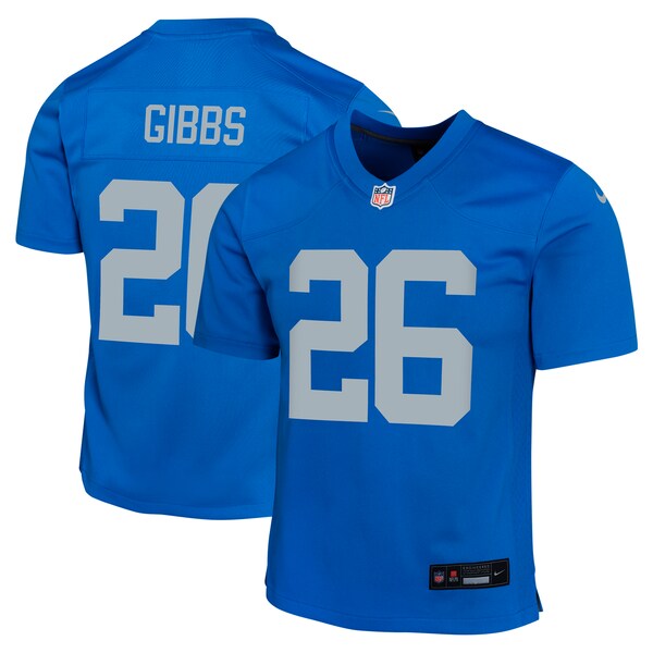 Jahmyr Gibbs Detroit Lions Nike Youth Alternate Game Jersey - Blue