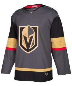 Alternative view of Vegas Golden Knights adidas Alternate Authentic Blank Jersey - Gray