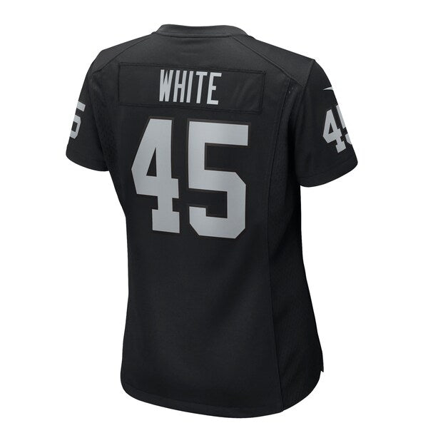 Devin White Las Vegas Raiders Nike Women's Team Game Jersey - Black - Image 3