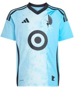 Alternative view of Joseph Rosales Minnesota United FC adidas Youth 2025 CONVERGENCE Replica Player Jersey - Blue