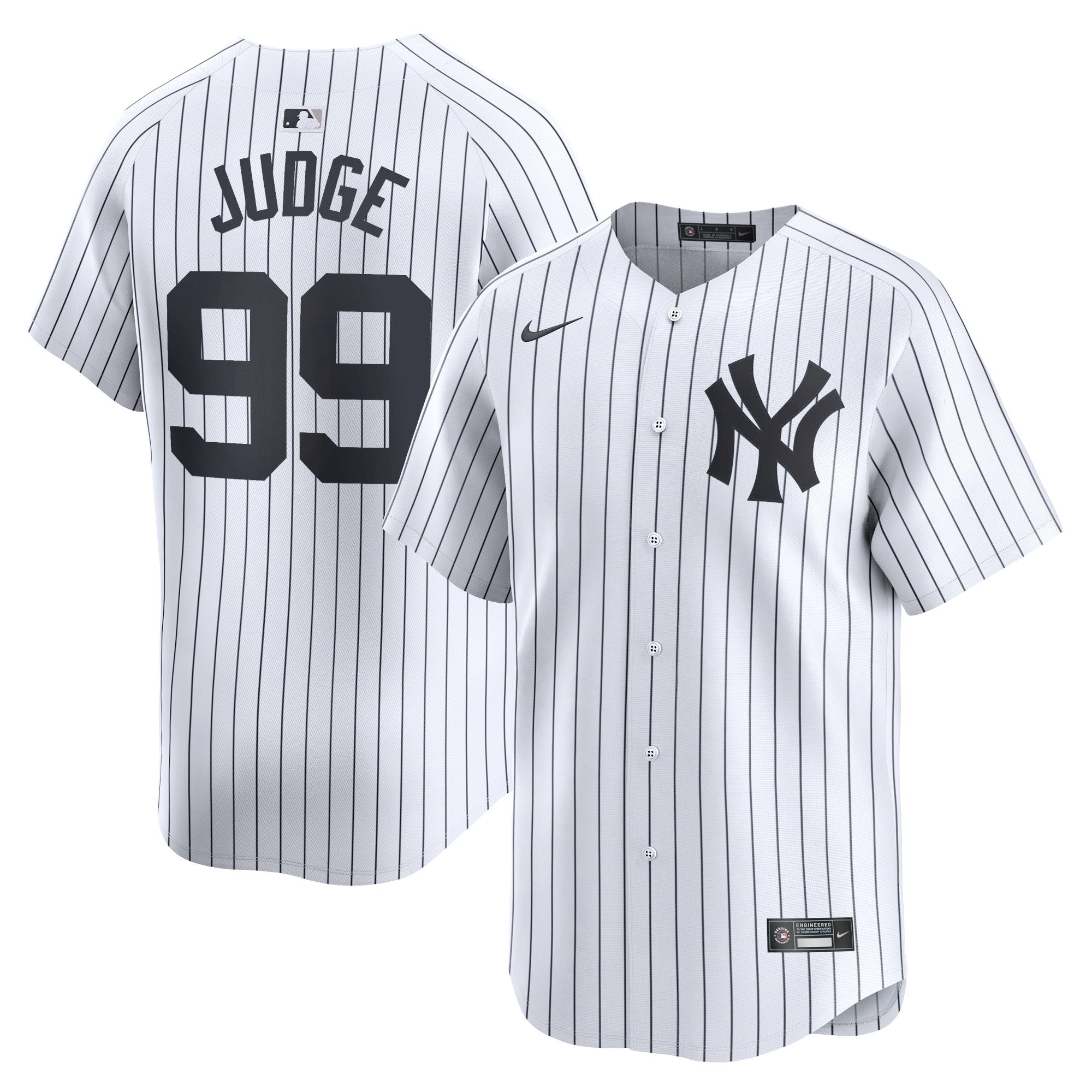 Aaron Judge New York Yankees Nike Away Limited Player Jersey - Gray/White - Image 6