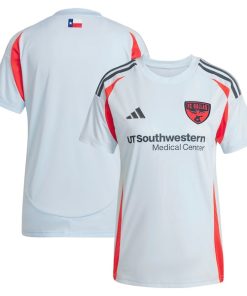 FC Dallas adidas Women's 2025 The Inferno Kit Replica Jersey - Light Blue