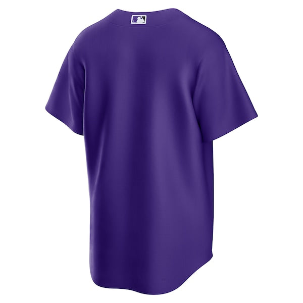 Colorado Rockies Nike Alternate Replica Team Jersey - Purple - Image 3