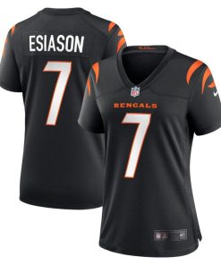 Alternative view of Boomer Esiason Cincinnati Bengals Nike Women's Retired Player Jersey - Black/Orange
