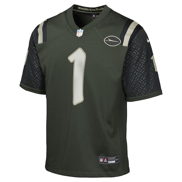 Ahmad Sauce Gardner New York Jets Nike Youth 2025 Rivalries Collection Game Jersey - Gotham Green - Image 2
