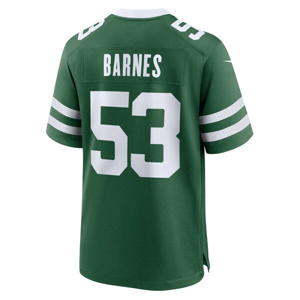 Zaire Barnes New York Jets Nike Team Game Jersey - Legacy Green - Image 3