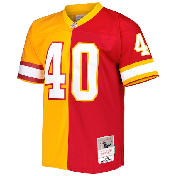 Mike Alstott Tampa Bay Buccaneers 1996 Split Legacy Replica Jersey - Orange/Red - Image 3