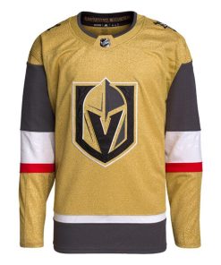Alternative view of Vegas Golden Knights adidas Home Primegreen Authentic Jersey - Gold