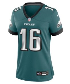 Alternative view of Tanner McKee Philadelphia Eagles Nike Women's Team Game Jersey - Midnight Green