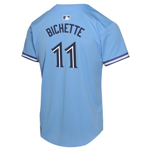 Bo Bichette Toronto Blue Jays Nike Youth Alternate Player Game Jersey - Powder Blue - Image 3