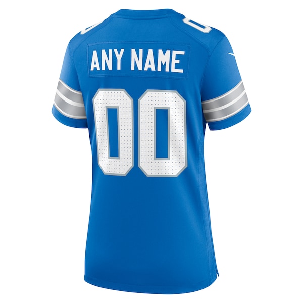 Detroit Lions Nike Women's Custom Game Jersey - Blue - Image 3