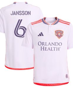Robin Jansson Orlando City SC adidas Youth 2024 Legacy Kit Replica Player Jersey?¨C Purple