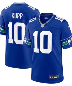 Alternative view of Cooper Kupp Seattle Seahawks Nike Alternate Game Jersey - Royal/College Navy