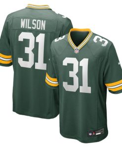 Alternative view of Emanuel Wilson Green Bay Packers Nike  Game Jersey -  Green