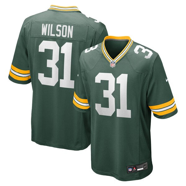 Emanuel Wilson Green Bay Packers Nike Game Jersey - Green - Image 2