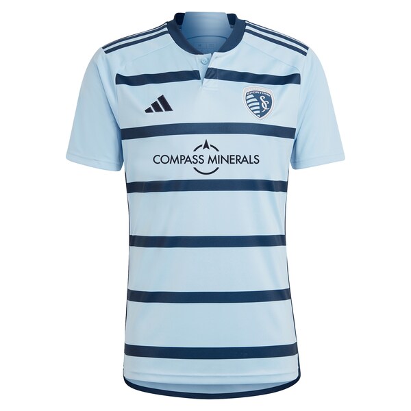 Sporting Kansas City adidas 2024 Hoops 4.0 Replica Custom Jersey - Light Blue - Image 2