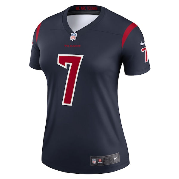 C.J. Stroud Houston Texans Nike Women's Legend Jersey - Navy/Red - Image 3