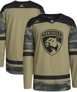 Florida Panthers adidas Military Appreciation Team Authentic Practice Jersey - Camo