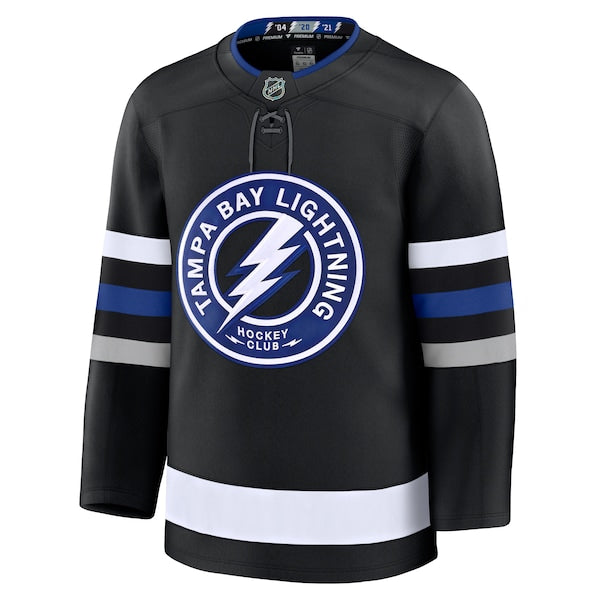 Tampa Bay Lightning Alternate Premium Jersey - Black/Blue/White - Image 3