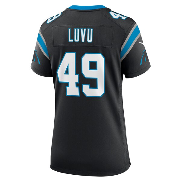 Frankie Luvu Carolina Panthers Nike Women's Team Game Jersey - Black - Image 3