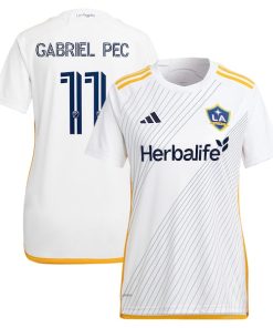 Gabriel Pec LA Galaxy adidas Women's 2024 Angelino Kit Replica Player Jersey - White