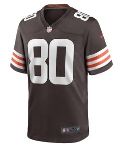 Alternative view of Austin Watkins Jr. Cleveland Browns Nike Team Game Jersey -  Brown