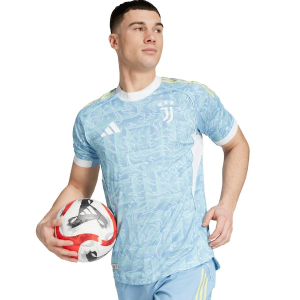 Juventus adidas 2025/26 Away Authentic Jersey - Blue/White - Image 8