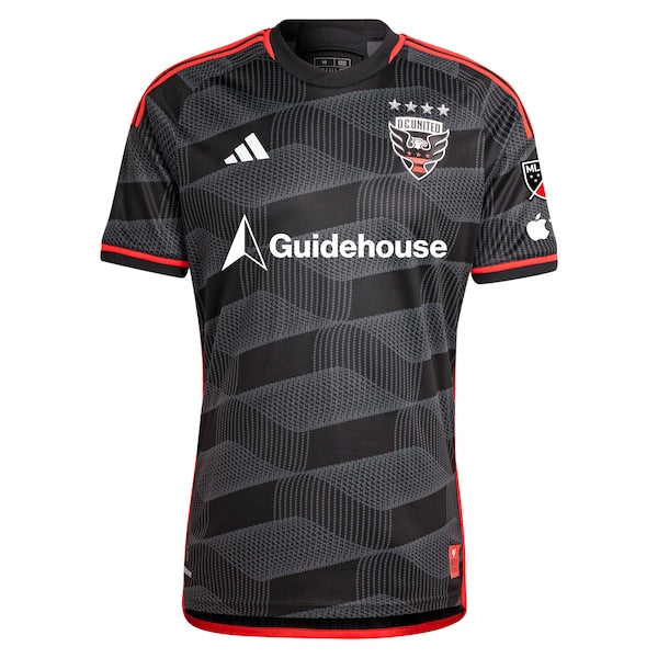 D.C. United adidas 2024 The Icon Kit Authentic Jersey?ยจC Black - Image 2
