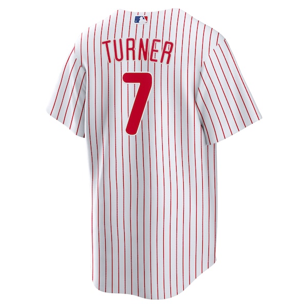 Trea Turner Philadelphia Phillies Nike Home Replica Player Jersey - White - Image 3