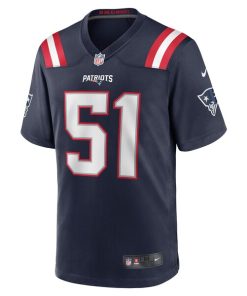 Alternative view of Ronnie Perkins New England Patriots Nike Game Jersey - Navy