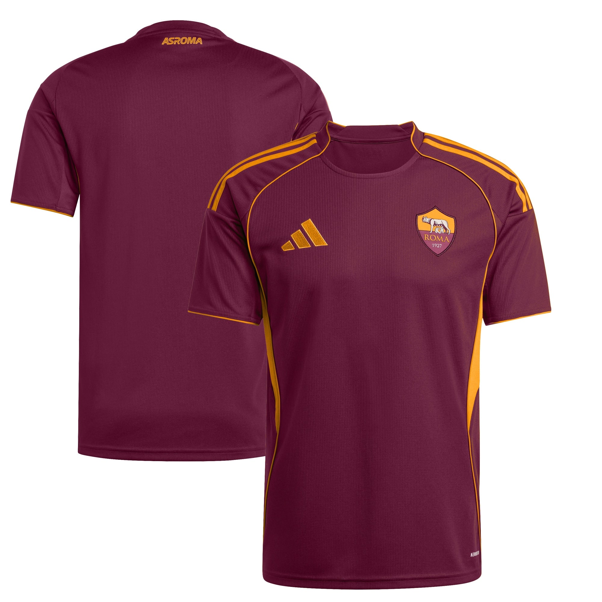 AS Roma adidas 2025/26 Third Replica Jersey - White/Red - Image 5