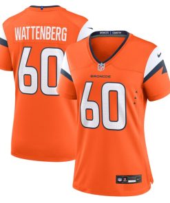 Alternative view of Luke Wattenberg Denver Broncos Nike Women's Team Game Jersey -  Orange