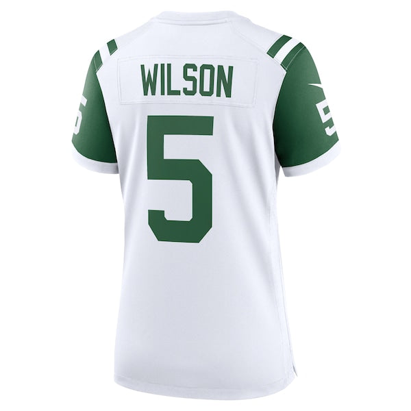 Garrett Wilson New York Jets Nike Women's Classic Alternate Game Jersey - White - Image 2