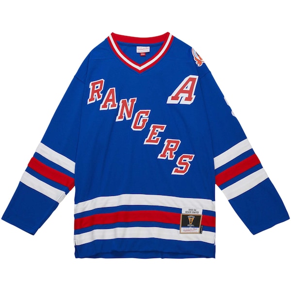 Adam Graves New York Rangers 1993/94 Blue Line Player Jersey - Royal - Image 3