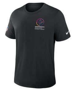 Alternative view of Pittsburgh Steelers Nike 2025 NFL Crucial Catch Tri-Blend Dri-FIT T-Shirt - Black