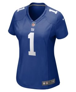 Alternative view of Number 1 Bride New York Giants Nike Women's Game Jersey - Royal